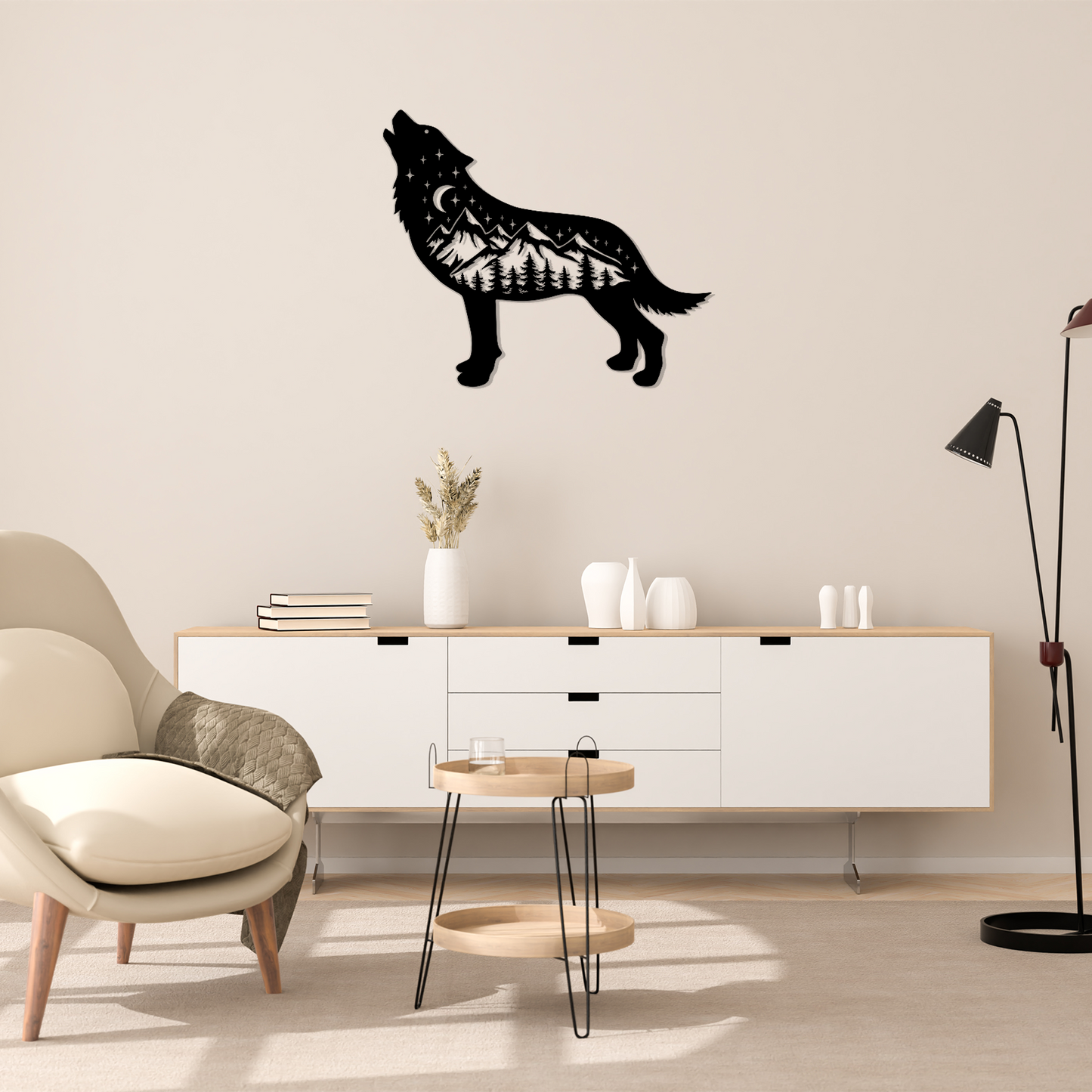 Howling Wolf Wall Art