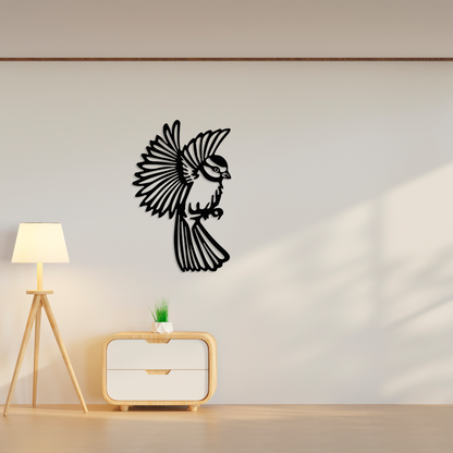 Flying Sparrow Wall Art