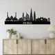 Dubai Skyline Wall Art