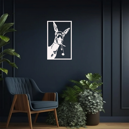 Farmhouse Donkey Wall Art