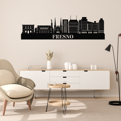 Fresno Skyline  Wall Art