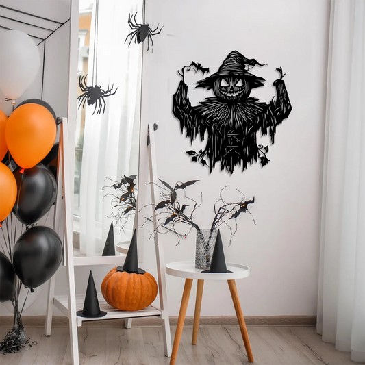 Scary Scarecrow Wall Art