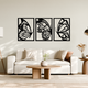 Abstract Butterfly – 3 Piece Wall Art
