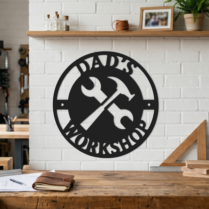 Dad's Workshop Tool Shed Wall Art