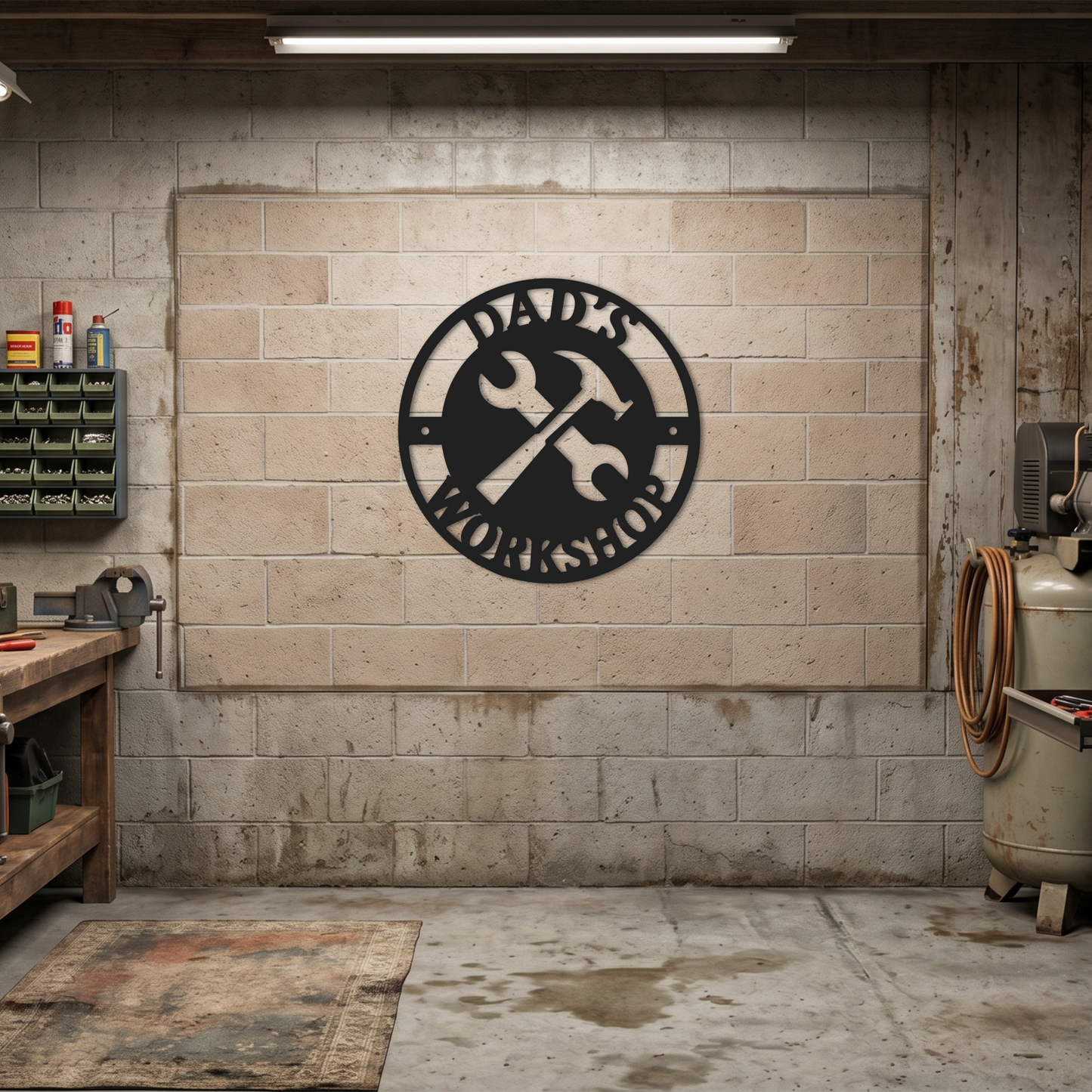 Dad's Workshop Tool Shed Wall Art