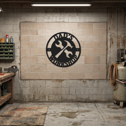 Dad's Workshop Tool Shed Wall Art