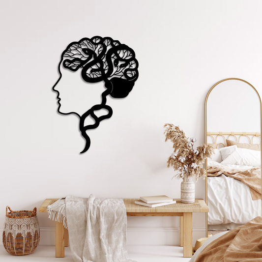 Brainiac Medusa Wall Art